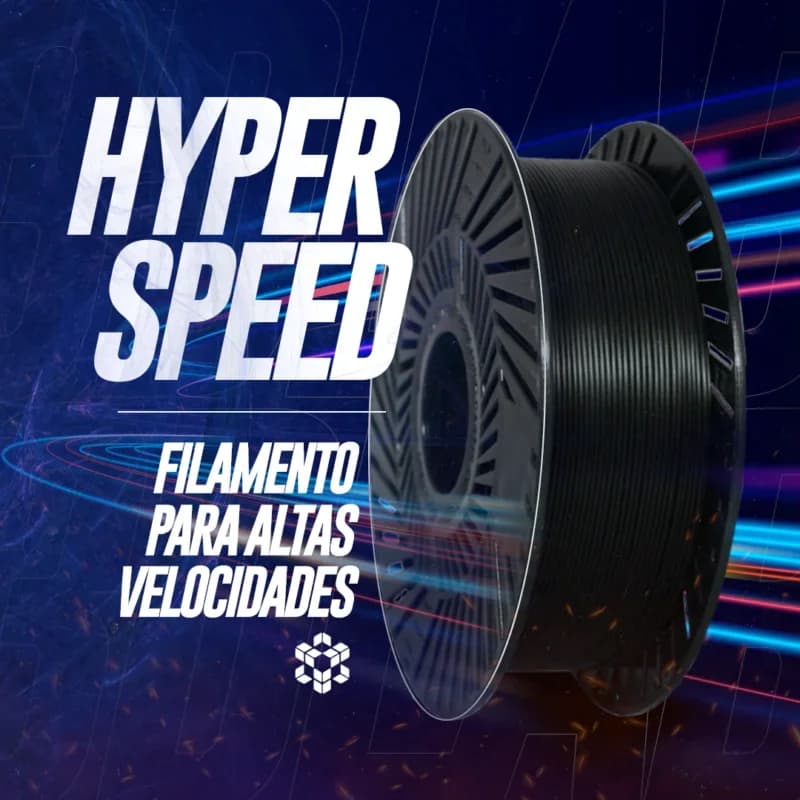 FILAMENTO PLA HYPER SPEED BRANCO POLAR 4