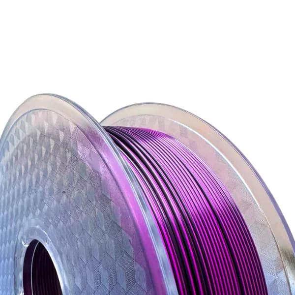 FILAMENTO PLA ULTRA SILK BICOLOR PRETO E ROXO